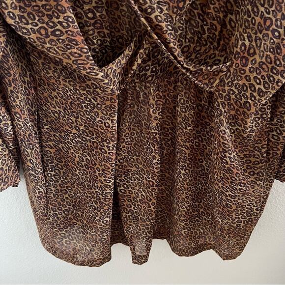 Victoria’s Secret Vintage Leopard Robe Animal Print OS - Picture 6 of 7